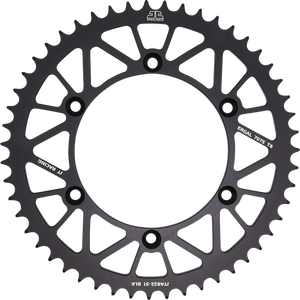 Jt Sprockets - Rear Sprocket - 520 - Black - 51 Tooth - Rear Sprocket - JTA822.51BLK Jt Sprockets - Rear Sprocket - 520 - Black - 51 Tooth - Rear Sprocket - JTA822.51BLK