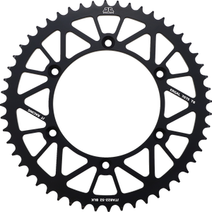 Jt Sprockets - Rear Sprocket - Black - 52 Tooth - Rear Sprocket - JTA822.52BLK Jt Sprockets - Rear Sprocket - Black - 52 Tooth - Rear Sprocket - JTA822.52BLK