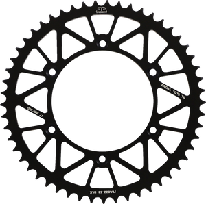Jt Sprockets - Rear Sprocket - 520 - Black - 53 Tooth - Rear Sprocket - JTA822.53BLK