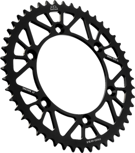 Jt Sprockets - Rear Sprocket - Black - 48 Tooth - Yamaha - Rear Sprocket - JTA251.48BLK Jt Sprockets - Rear Sprocket - Black - 48 Tooth - Yamaha - Rear Sprocket - JTA251.48BLK