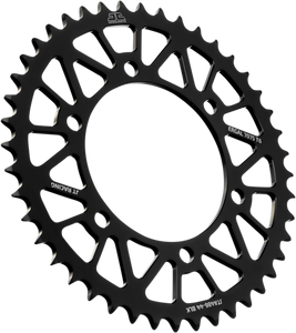 Jt Sprockets - Rear Sprocket - Kawasaki/Yamaha - Black - 44-Tooth - RaceLite Aluminum Rear Sprocket - JTA486.44BLK