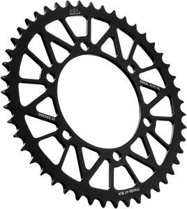 Jt Sprockets - Rear Sprocket - Kawasaki/Yamaha - Black - 47-Tooth - RaceLite Aluminum Rear Sprocket - JTA486.47BLK
