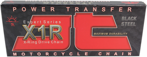 Jt Chains - 530 X1R - Heavy Duty - X-Ring Sealed Drive Chain - Steel - 122 Links - 530 X1R Heavy Duty X-Ring Sealed Drive Chain - JTC530X1R122RL