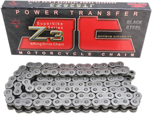 Jt Chains - 525 Z3 - Heavy Duty X-Ring Sealed Drive Chain - Steel - 120 Links - 525 Z3 Heavy Duty X-Ring Sealed Drive Chain - JTC525Z3-120RL