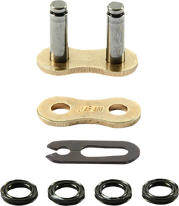 Prox - 520 MXR X-Ring Clip Connecting Link - Gold - 520 X-Ring Clip Connecting Link - 07.RC520XCLG