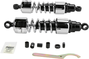 Progressive Suspension - 412 Cruiser Series Shocks - Chrome - 12" - Standard - 412 Series Cruiser Shocks  Standard - 412-4229C Progressive Suspension - 412 Cruiser Series Shocks - Chrome - 12" - Standard - 412 Series Cruiser Shocks  Standard - 412-4229C