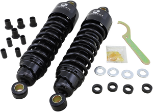 Progressive Suspension - 412 Series Shock - 11.5" - Standard - Black - FLH/T - 412 Series Shocks  Black - 412-4074B
