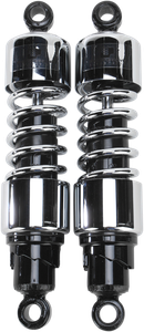 Progressive Suspension - Shocks - 412 Cruiser Series - Chrome - 12" - Standard - 412 Series Cruiser Shocks  Standard - 412-4228C