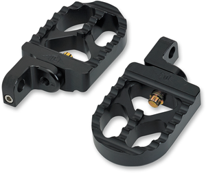 Joker Machine - Adjustable Serrated Long Footpegs - Black - XL - Adjustable Serrated Billet Footpegs - 08-57-3B
