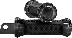 Performance Machine - Over Drive Footpeg - Black - Overdrive Foot Pegs - 0035-1158-B