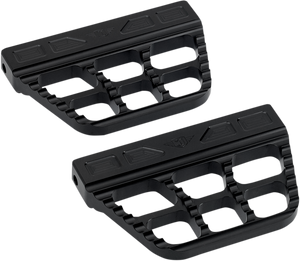 Joker Machine - Serrated Passenger Floorboard - Black - Serrated Passenger Floorboards - 08-645-1B