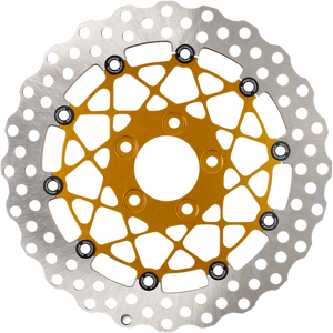 Performance Machine - Front Speedstar Rotor - 11.8" - Gold - Two-Piece Brake Rotor - 0133-1809S-G