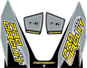 Pro Circuit - T-6 Decal - Gray - T-6 Exhaust Decals - DC22T6-GRAY Pro Circuit - T-6 Decal - Gray - T-6 Exhaust Decals - DC22T6-GRAY