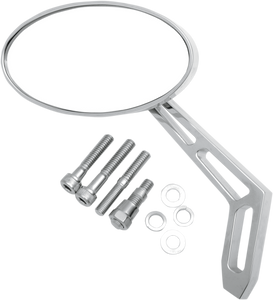 Pro-One Performance - Mirror - Oval - Left - Billet Aluminum Mirrors with Clear Glass  Weekend Warrior - 102310