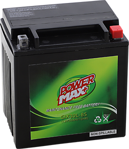 Power Max - Battery - GIX30L - Maintenance-Free Battery - GIX30L-BS