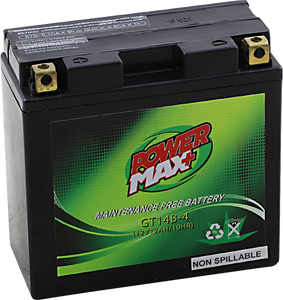 Power Max - Battery - GT14B-4 - Maintenance-Free Battery - GT14B-4 Power Max - Battery - GT14B-4 - Maintenance-Free Battery - GT14B-4