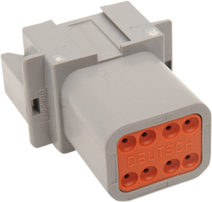 Namz - Deutsch Receptacle - 8 Pin - Gray - Deutsch DT Sealed Connector Component  Wiring Connector - DR-8G