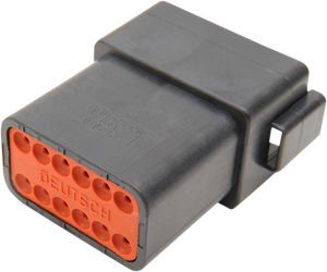 Namz - Deutsch Receptacle - 12 Pin - Black - Deutsch DT Sealed Connector Component  Wiring Connector - DR-12B