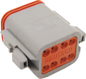 Namz - Deutsch Plug - 8 Pin - Gray - Deutsch DT Sealed Connector Component  Wiring Connector - DP-8G