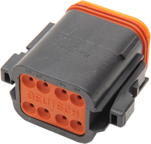 Namz - Deutsch Plug - 8 Pin - Black - Deutsch DT Sealed Connector Component  Wiring Connector - DP-8B