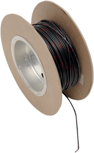 Namz - 100' Wire Spool - 18 Gauge - Black/Red - OEM Color Wire Spool - NWR-02-100