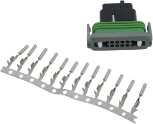 Namz - OEM 04-Up Speedo & Tri Bar Connector Kit 72130-04 - OEM-Type Connector Cable Connector - NHD-72130-04 Namz - OEM 04-Up Speedo & Tri Bar Connector Kit 72130-04 - OEM-Type Connector Cable Connector - NHD-72130-04