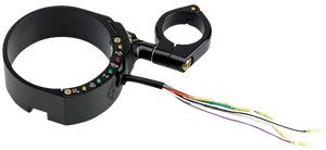 Joker Machine - Speedometer Side Mount - Black - Side Mount Speedo Relocation Bracket - 10-308B