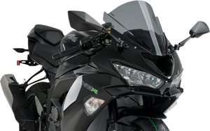 Puig - Race Windscreen - Dark Smoke - ZX-6R - Z-Racing Windscreen - 3177F