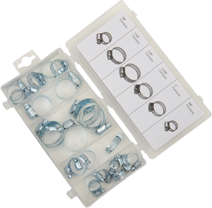 Performance Tool - Hose Clamps - Assortment - 26-Piece - 26-Piece Hose Clamp Assortment - W5348 Performance Tool - Hose Clamps - Assortment - 26-Piece - 26-Piece Hose Clamp Assortment - W5348