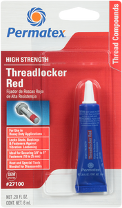 Permatex - 271 Threadlocker - Red - 0.2 U.S. fl oz. - Threadlocker Red - 27100 Permatex - 271 Threadlocker - Red - 0.2 U.S. fl oz. - Threadlocker Red - 27100