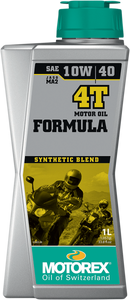 Motorex - Formula Synthetic Blend 4T Engine Oil - 10W-40 - 1L - Formula Synthetic Blend 4T Engine Oil - 198480 Motorex - Formula Synthetic Blend 4T Engine Oil - 10W-40 - 1L - Formula Synthetic Blend 4T Engine Oil - 198480