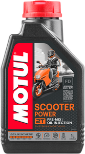 Motul - Scooter Power 2T Oil - 1L - Scooter Power 2T Engine Oil - 105881 Motul - Scooter Power 2T Oil - 1L - Scooter Power 2T Engine Oil - 105881
