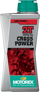 Motorex - Cross Power Synthetic 2T Oil - 1L - Cross Power Synthetic 2T Engine Oil - 198461