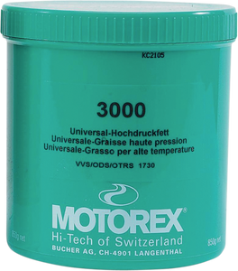 Motorex - 3000 Universal Grease - 850g - Jar - High Pressure Grease 3000 - 102426 Motorex - 3000 Universal Grease - 850g - Jar - High Pressure Grease 3000 - 102426