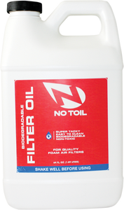 No Toil - Air Filter Oil - 64 U.S. fl oz. - Air Filter Oil - NT218 No Toil - Air Filter Oil - 64 U.S. fl oz. - Air Filter Oil - NT218