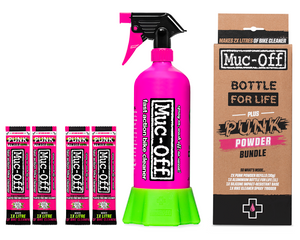 Muc-off Usa - Punk Powder Concentrated Cleaner - 4 Pack with Bottle - Punk Powder Fast Action Bike Cleaner - 20609 Muc-off Usa - Punk Powder Concentrated Cleaner - 4 Pack with Bottle - Punk Powder Fast Action Bike Cleaner - 20609