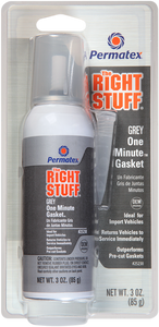 Permatex - Right Stuff - Gray - 3 U.S. fl oz. - The Right Stuff 1 Minute Gasket - 25238 Permatex - Right Stuff - Gray - 3 U.S. fl oz. - The Right Stuff 1 Minute Gasket - 25238