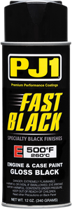 Pj1/vht - Engine Paint - Gloss Black - 12 oz. net wt. - Aerosol - Fast Black Gloss Engine/Case Paint - 16-ENG Pj1/vht - Engine Paint - Gloss Black - 12 oz. net wt. - Aerosol - Fast Black Gloss Engine/Case Paint - 16-ENG