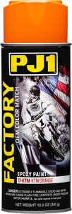 Pj1/vht - Factory Match Paint - KTM Orange '17-'18 - 12 oz. net wt. - Aerosol - Factory Match Paint - 17-KTO Pj1/vht - Factory Match Paint - KTM Orange '17-'18 - 12 oz. net wt. - Aerosol - Factory Match Paint - 17-KTO