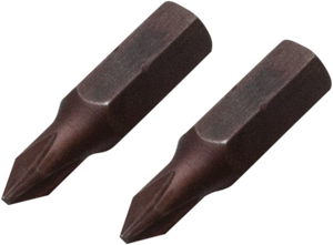 Motion Pro - Cross Bit - JIS - #1 - 2-Pack - JIS Cross-Head Hex-Drive Bits - 08-0576 Motion Pro - Cross Bit - JIS - #1 - 2-Pack - JIS Cross-Head Hex-Drive Bits - 08-0576