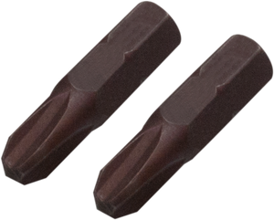 Motion Pro - Cross Bit - JIS - #3 - 2-Pack - JIS Cross-Head Hex-Drive Bits - 08-0578