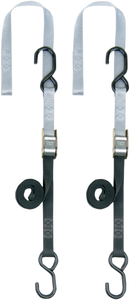 Powertye Mfg. - Soft-Tye Tie-Downs - 1" x 5-1/2' - Silver - 1" Soft-Tye Tie-Downs - 23624 Powertye Mfg. - Soft-Tye Tie-Downs - 1" x 5-1/2' - Silver - 1" Soft-Tye Tie-Downs - 23624