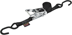 Powertye Mfg. - Ratchet Tie-Down 1" x 6' - Black - 1" Ratchet Tie-Down - 32072 Powertye Mfg. - Ratchet Tie-Down 1" x 6' - Black - 1" Ratchet Tie-Down - 32072