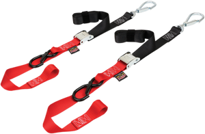 Powertye Mfg. - Cam Tie-Down - 1.5" - Black/Red - 1-1/2" Powertye Pickup Kit - 29621-SB Powertye Mfg. - Cam Tie-Down - 1.5" - Black/Red - 1-1/2" Powertye Pickup Kit - 29621-SB