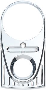 Joker Machine - Tear Drop Upper Dash Cover - Ball-Milled - Chrome - Teardrop Upper Dash Cover - 04-21BM Joker Machine - Tear Drop Upper Dash Cover - Ball-Milled - Chrome - Teardrop Upper Dash Cover - 04-21BM