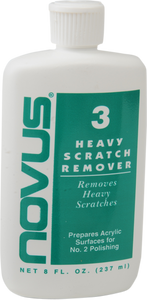 Novus - Plastic Polish #3 - 8 U.S. fl oz. - Heavy Scratch Remover No. 3 - 7080 Novus - Plastic Polish #3 - 8 U.S. fl oz. - Heavy Scratch Remover No. 3 - 7080