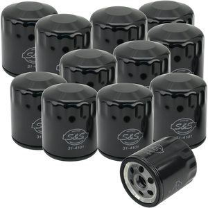 S&s Cycle - Oil Filter - Black - 12-Pack - Oil Filter - 310-0239