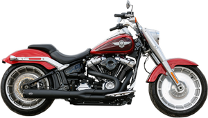 S&s Cycle - 2:1 50 State Exhaust for M8 Softail - Black - SuperStreet 2:1 50 State Exhaust System - 550-0846B