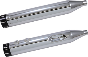 S&s Cycle - El Dorado Dual Exhaust System - Chrome - Black Tracer - El Dorado Dual Exhaust System - 550-0678B S&s Cycle - El Dorado Dual Exhaust System - Chrome - Black Tracer - El Dorado Dual Exhaust System - 550-0678B