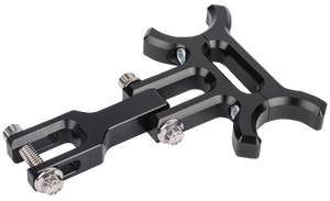 Thrashin - Holeshot riser gauge relocation mounting bracket - Black - Gauge Relocation Bracket - TSC-2215 Thrashin - Holeshot riser gauge relocation mounting bracket - Black - Gauge Relocation Bracket - TSC-2215